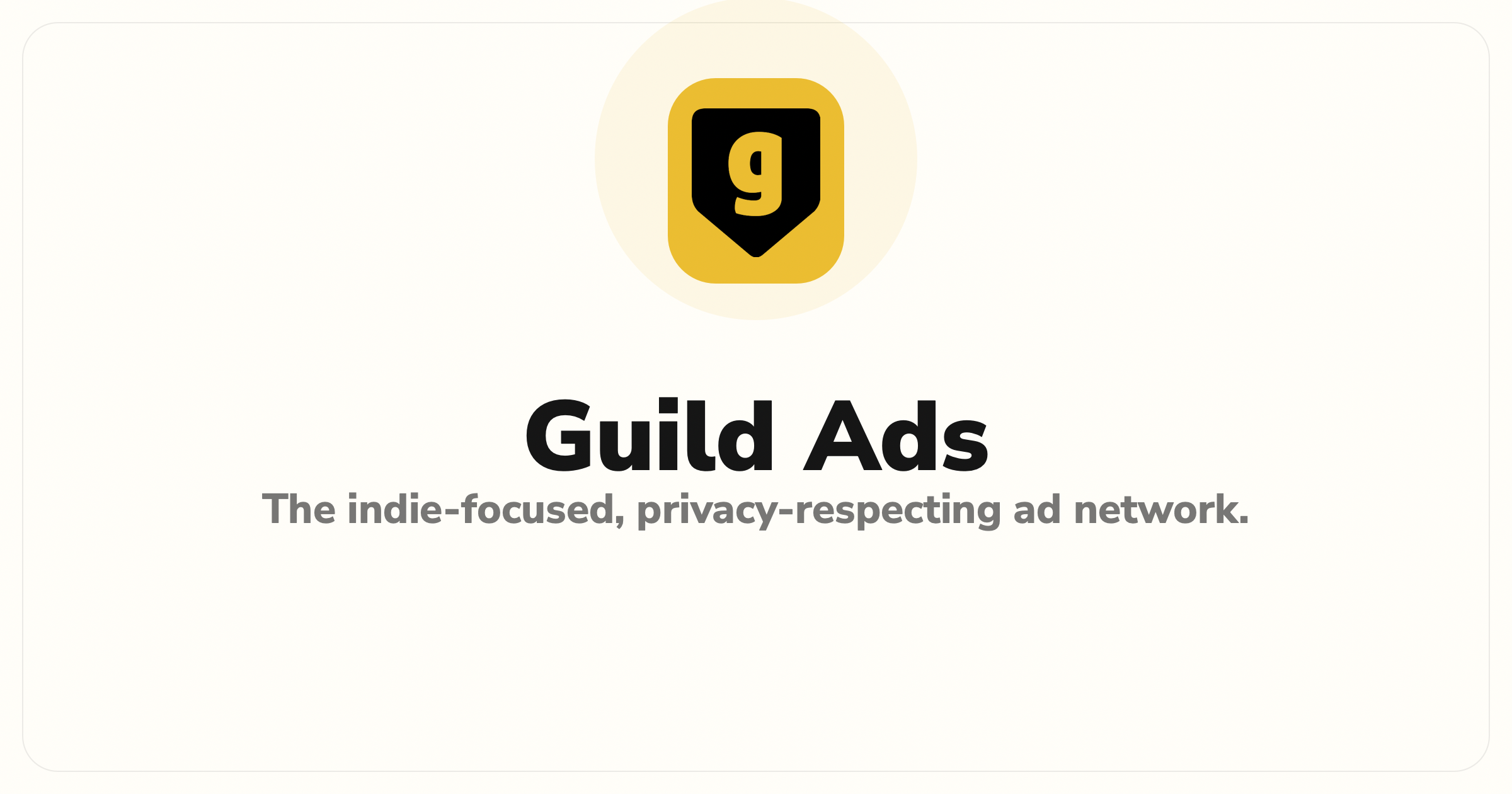 Guild Ads
